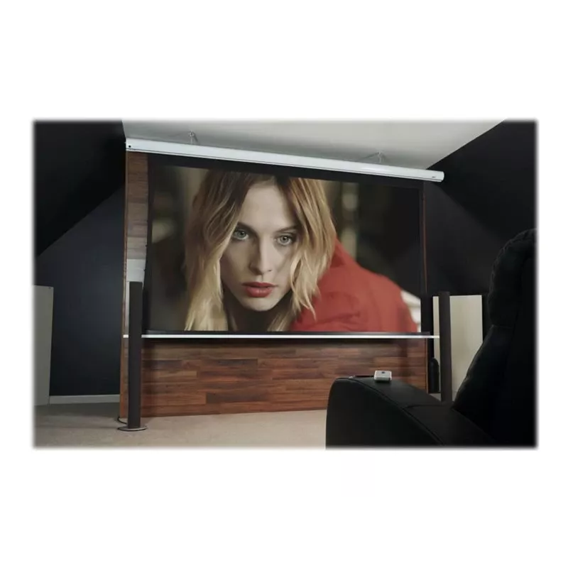 Motorized projection screen Elite Screens Saker Tab Tension SKT150XHW2-E24 3.81 m (150 inch) 16:9, viewable W 3.32 m H 1.869 m