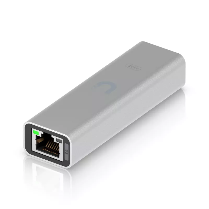 Ubiquiti Plug-and-play, Ethernet seamless 5GbE network connectivity. (UACC-ADAPTER-RJ45-USBC-5GE)