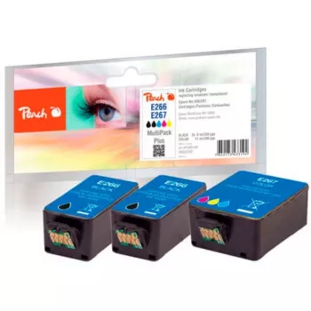 Peach PI200-587 ink cartridge 3 pc(s) Black, Cyan, Magenta, Yellow
