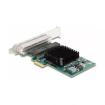 DeLOCK PCI Express x1 Card to 4 x RJ45 Gigabit LAN BCM
