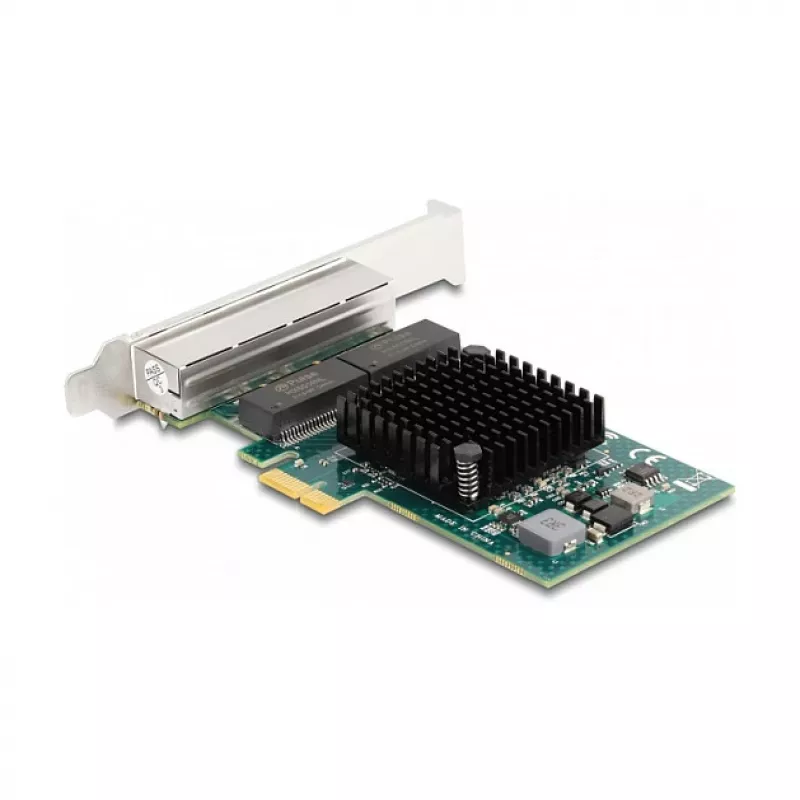DeLOCK PCI Express x1 Card to 4 x RJ45 Gigabit LAN BCM