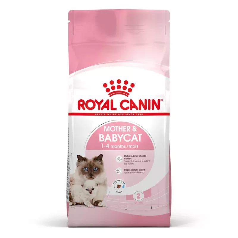 Dry cat food Royal Canin Mother & Babycat 2 kg — chicken, for pregnant, lactating queens and kittens (Junior)
