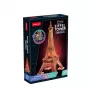 3D Puzzle Cubicfun Eiffel Tower Night Edition LED by cubicfun model 306-L534H – illuminated architectural 3D puzzle