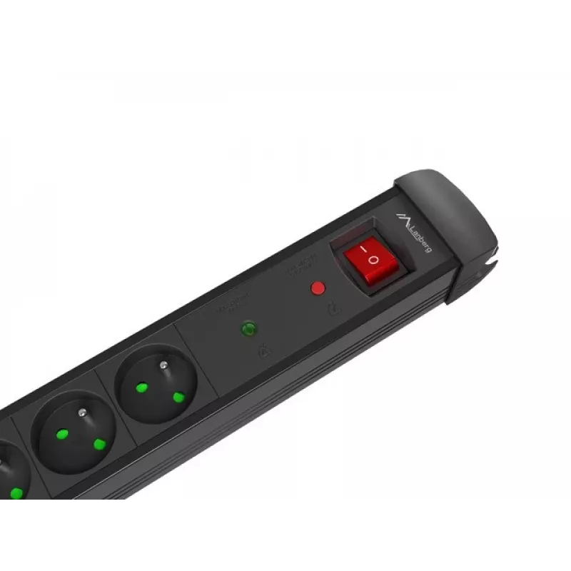 Power strip 5.0m 5x230 cz SP1-05E-0500-B