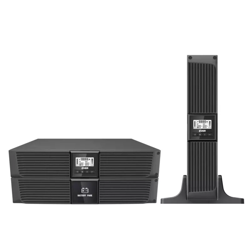 UPS EVER RT 1000 T 1000VA 800W – rack/tower online UPS, 1000 VA, 800 W output