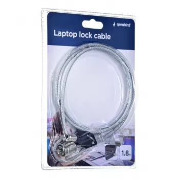 Gembird LK-K-01 Cable lock for notebooks (key lock) 1.8m