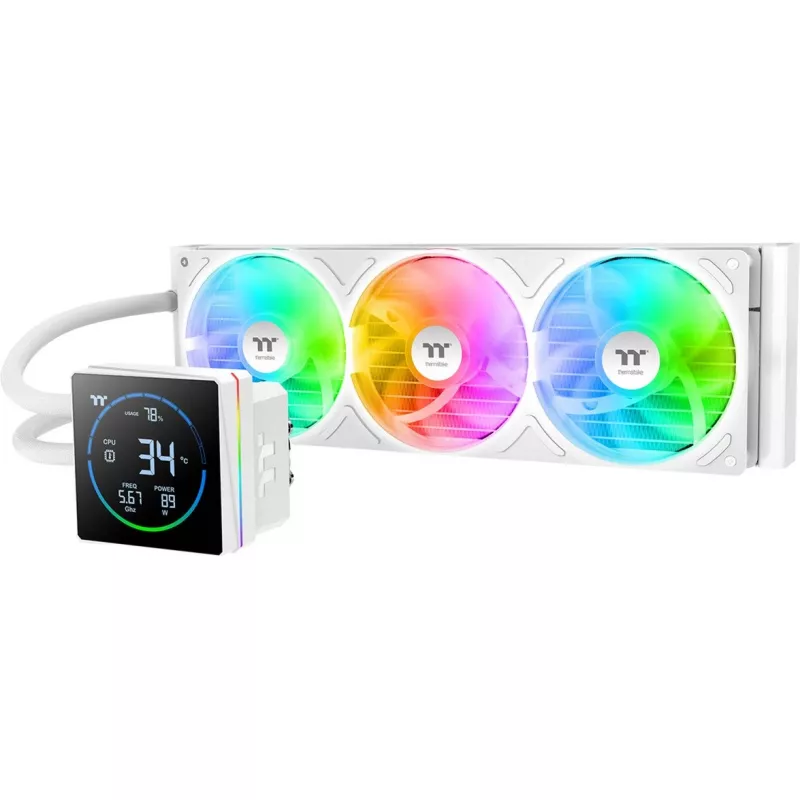 Liquid CPU Cooler THERMALTAKE TH360-S V3 ARGB Sync AIO Snow Edition, 360mm, ARGB, All-in-One