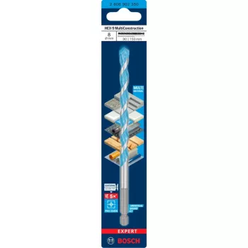 Drill bit Bosch Expert HEX-9 Multi Construction 8 mm