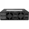 ICY DOCK - ToughArmor - MB994SP-4S - Backplane SAS/SATA II, Trayless, 4x SAS/SATA 2,5 inch Internal to 4x SATA Host - Aluminium - black - SAS/SATA 6 Gbit/s - 40 mm Fan