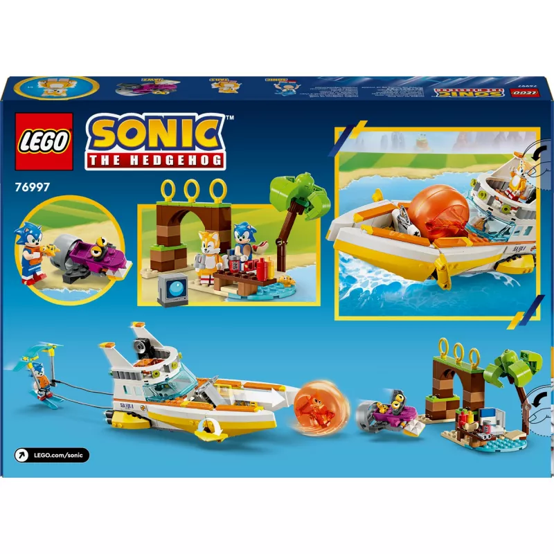 LEGO Sonic the Hedgehog Tails’ Adventure Boat Toy Set 76997