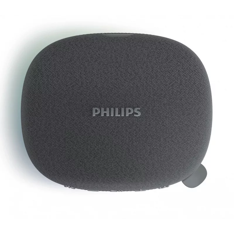 Bluetooth speaker Philips TAS2307BK/00 with integrated lights, wireless audio playback