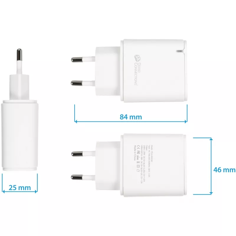Alcasa PCA-W003W Charger for Mobile Devices White (PCA-W003W)