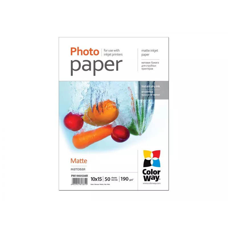190 g/m² | 10x15 | Matte Photo Paper