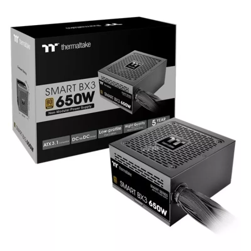 Thermaltake Smart BX3 650W | 80Plus Bronze | Non-Moduar