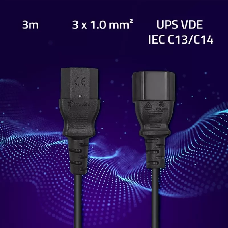 Power Cable Qoltec 53898