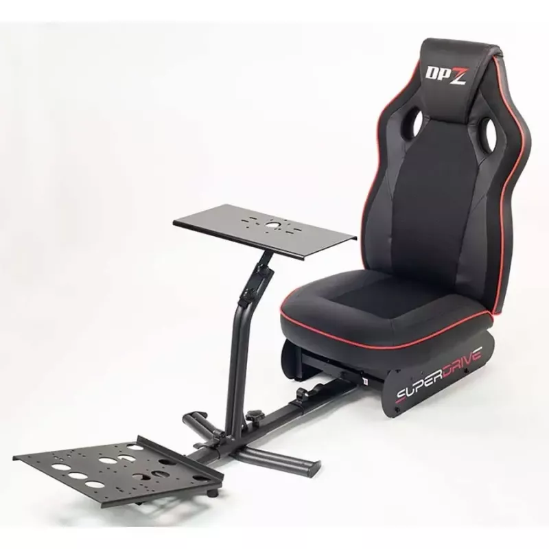 Racing cockpit Subsonic SA5681 Black Red Faux leather Mesh Metal