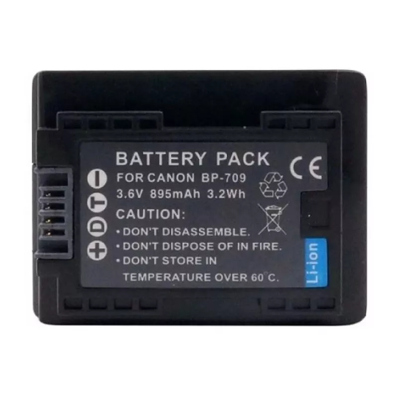 Rechargeable camera battery extra digital BP-709 7.4V 2000mAh