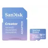 SanDisk Creator MicroSD Memory Card 256GB High Transfer Speeds up to 190 MB/s
