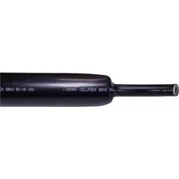 Heat-shrink tubing CellPack 127418, black, 100 cm