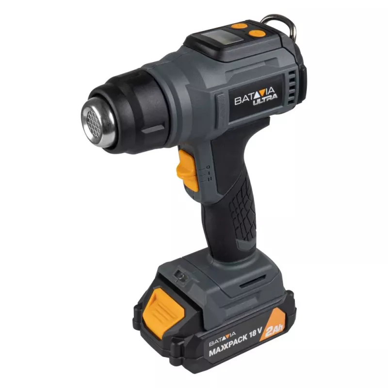 Cordless Heat Gun Batavia B.V. 18V with Digital LCD Display (battery and charger not included)