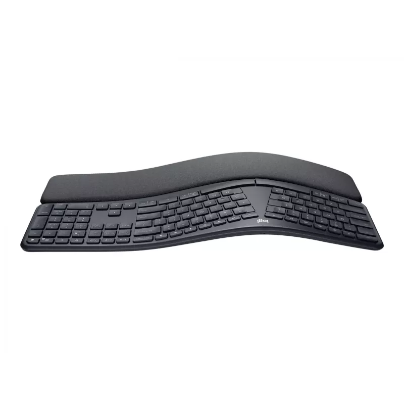 Logitech ERGO K860 - Keyboard - Wireless - 2.4 GHz, Bluetooth 5.0 - QWERTY - Spanish - Graphite