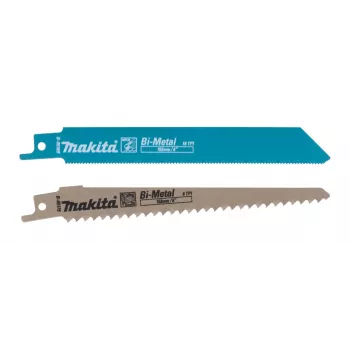 Reciprocating saw Makita DJR187Z, 18V Li-Ion, stroke 32 mm, stroke rate 2,300–3,000 spm, cutting depth wood 255 mm, metal 130 mm