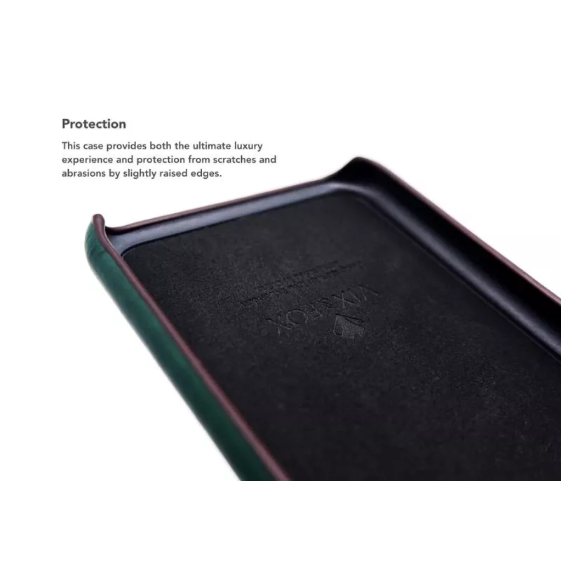 Card Slot Back Shell VixFox for iPhone XSMAX — forest green, rear protective case with card pocket
