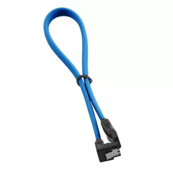 ModMesh Right Angle SATA 3 Cable 30cm - Light Blue - Cable - Digital/Data (CM-CAB-RSAT-N30KLB-R)