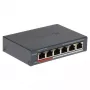 Network Switch Hikvision DS-3E0106P-E/M(B) — 6-port PoE Ethernet switch