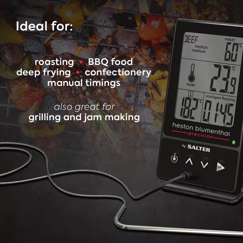 Digital cooking thermometer Salter 540A HBBKCR 5‑in‑1 precision — multi‑function kitchen probe