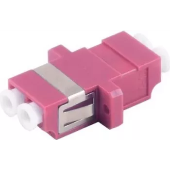 Fiber Connector LC-LC Duplex Violet ShiverPeaks 07-60013 — LC duplex optical patch cord connector