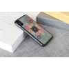 Smartphone case iKins for iPhone XS / XS S — Flower Garden design, black