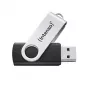 Intenso USB flash drive Office Line, 64 GB, USB-A, 3.2 Gen 1x1, black-Silver, 64 GB, USB Type-A, 3.2 Gen 1 (3.1 Gen 1), swivel ring, Black, Silver