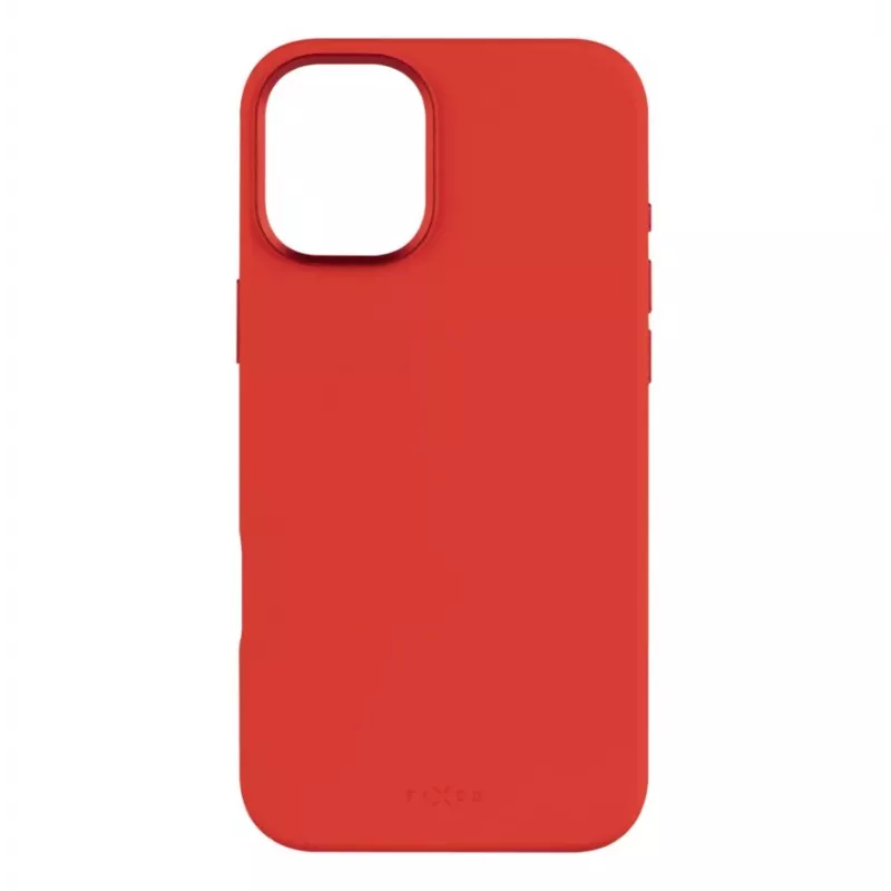 Back cover FIXED for Apple iPhone 16 Plus — MagFlow liquid silicone, Red