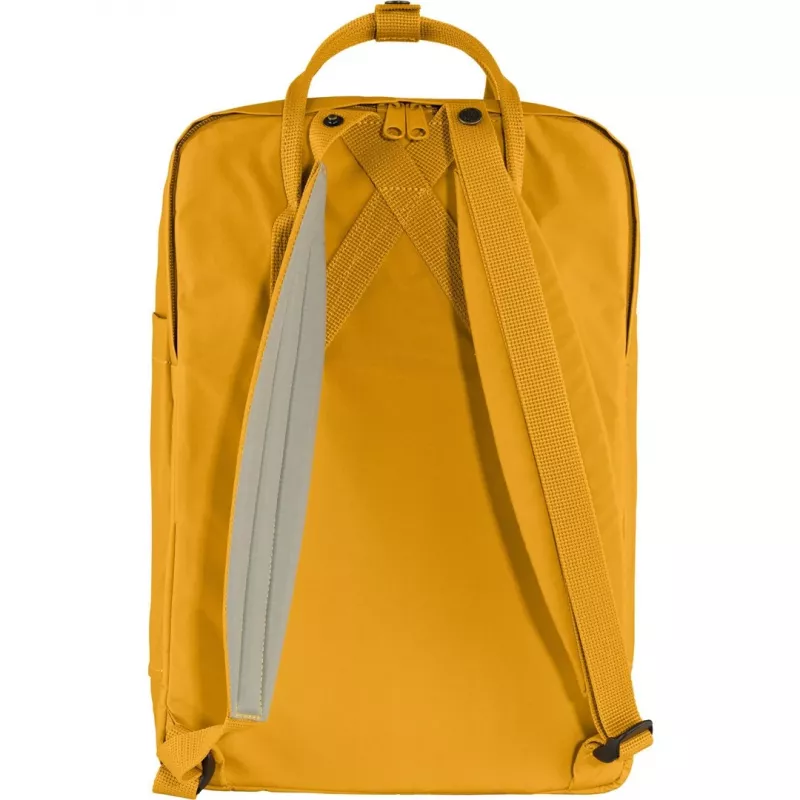 Backpack Fjällräven Kanken Laptop 13 inch — Casual city backpack, Yellow, 250×160×350 mm, Polyamide/PP/Vinyl
