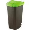 Curver 214125 trash can 110 L Rectangular Plastic Black, Green