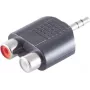 3.5mm to 2 x RCA Stereo Connector ShiverPeaks 57090