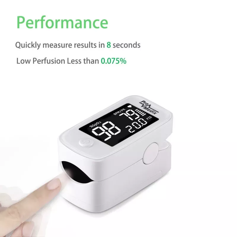 PR-870 fingertip pulse oximeter