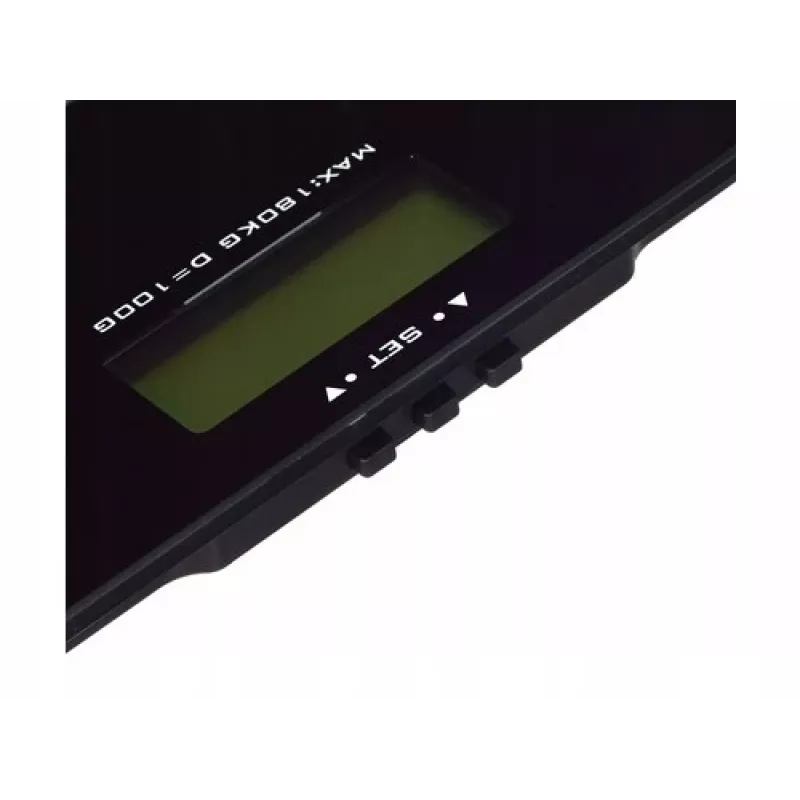 Personal bathroom scale Esperanza EBS018K - electronic, 180 kg, black