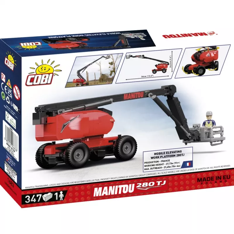 Building blocks COBI Manitou 280 TJ 347 pieces for ages 6 and up