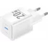 Vention mobile charger FEPW0-EU — 20W USB-C AC indoor charger for smartphone, tablet, smartwatch, headphones, white