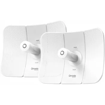 Network bridge TP-LINK Beam Bridge 5 UR KIT, 5 GHz single-band, Wi‑Fi 5 (802.11ac), Gigabit Ethernet, external antenna, max range 15000 m, white