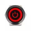 Switch DELOCK 22023 19 mm 12 V with 5 solder connections