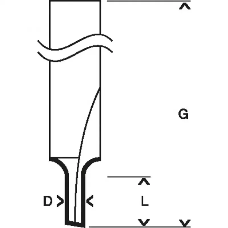 Bosch 2 608 628 376 router bit Straight bit 1 pc(s)