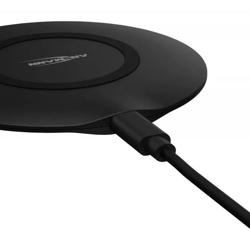 Wireless Charger Ansmann WiLine 15R Smartphone Black USB Indoor 9V