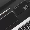 Qoltec 90W GaN Super Fast SLIM Wall Charger | XP | 5-20V | 4.5A | USB-C 3.1 | Laptop | MacBook | Smartphone | + cable