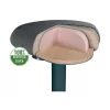 Office chair Leitz 65440089 padded seat grey plastic frame