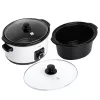 Adler AD 6413r Slow cooker, 5.8L, White Adler