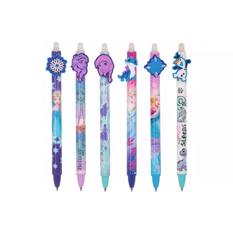 Retractable erasable pen Cool Pack Disney Frozen 53703PTR — blue ink, retractable tip