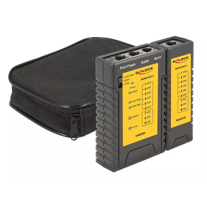 Delock Cable Tester + Portfinder - Network Tester-Set (86407)